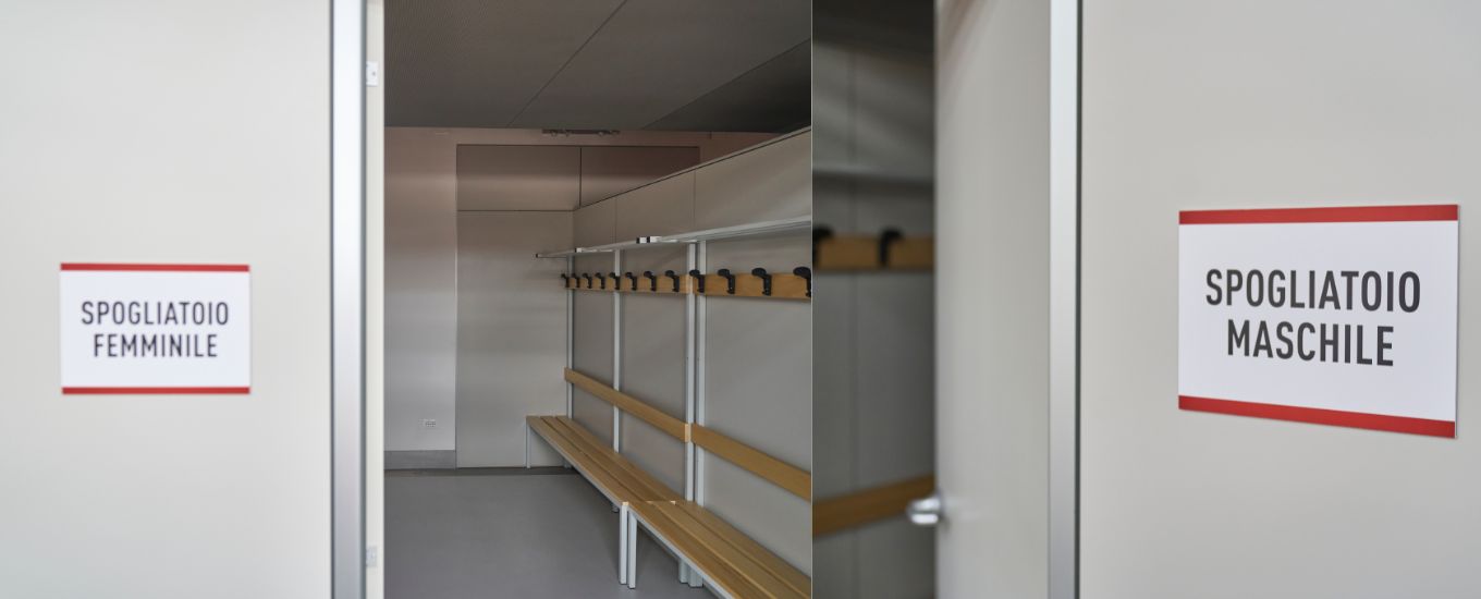 Locker room